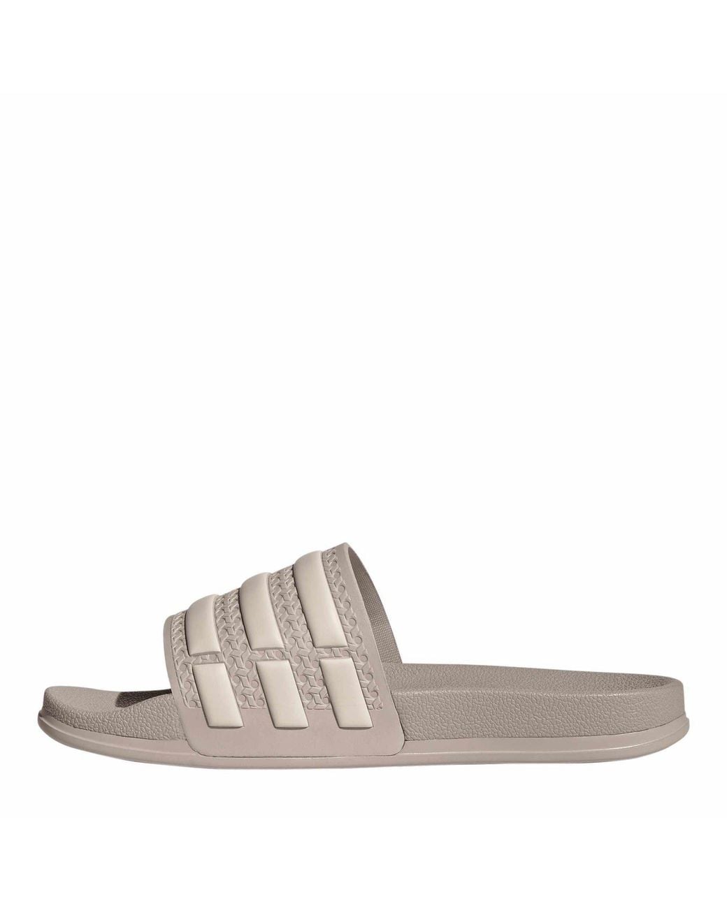 Adidas Originals White Single-Band Slide Sandal