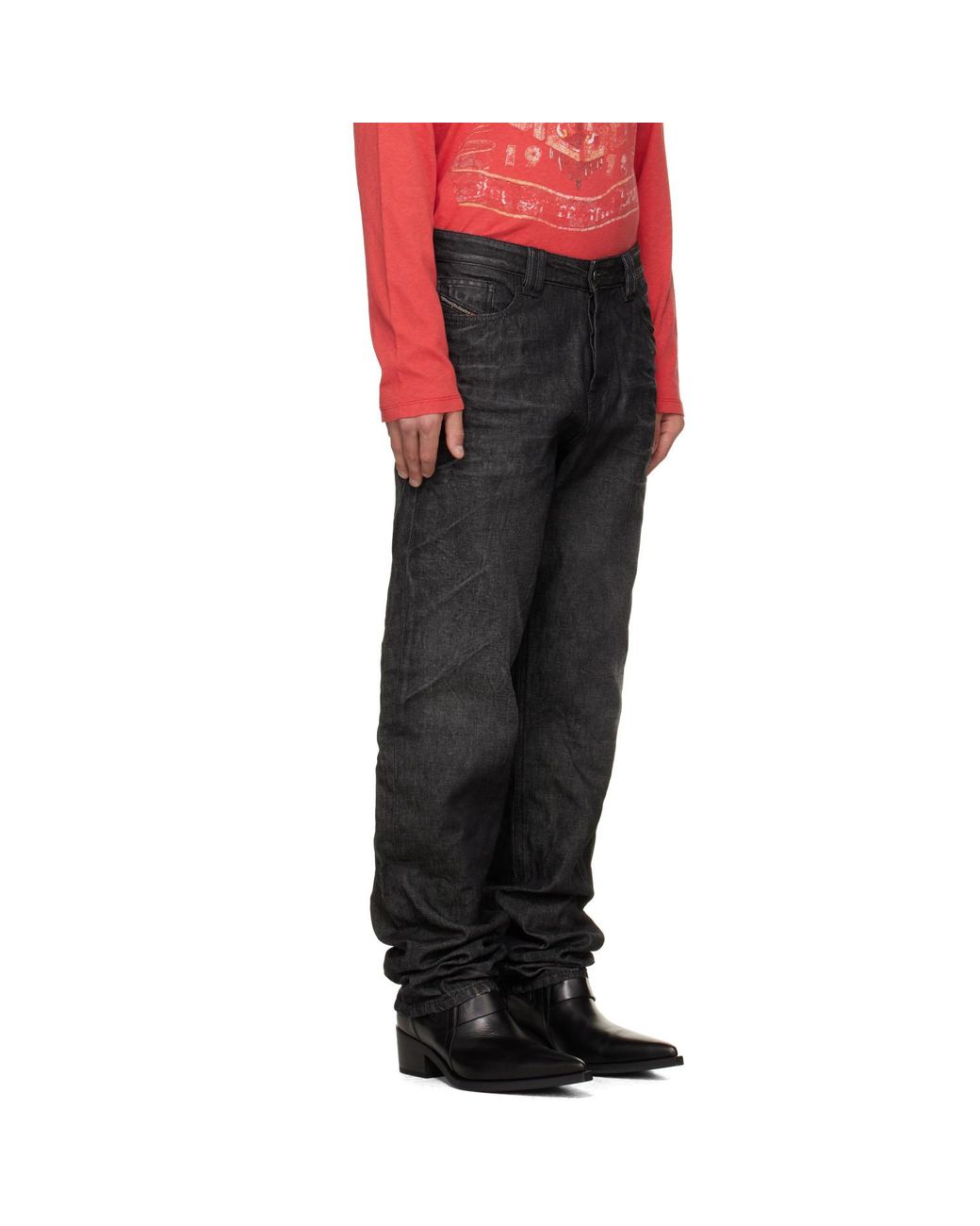 DIESEL Gray 1991 D-Voeed Relaxed Jeans for men