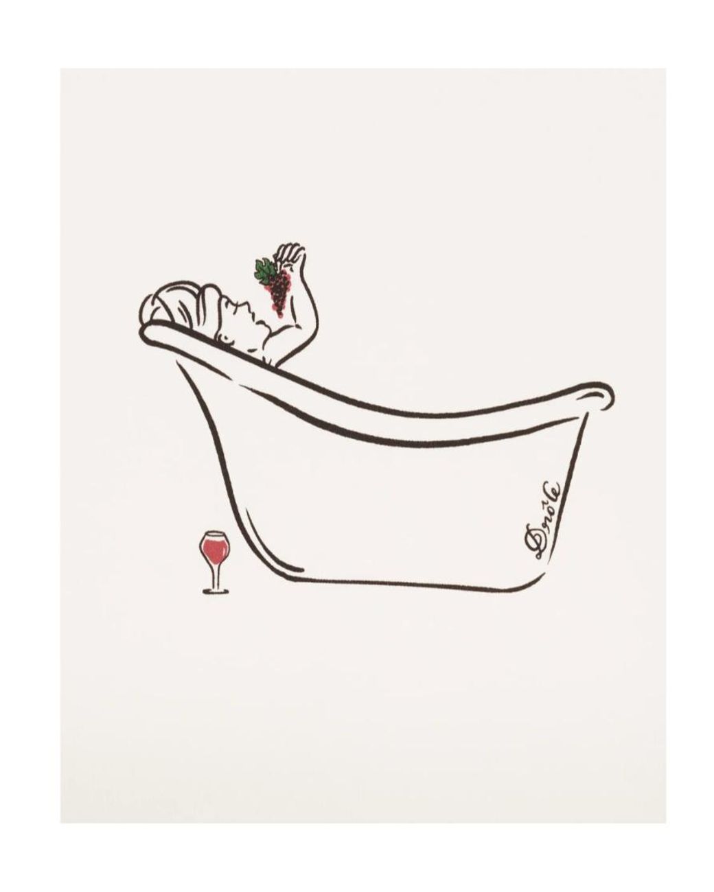 Drole de Monsieur White Wine Bath T-Shirt for men