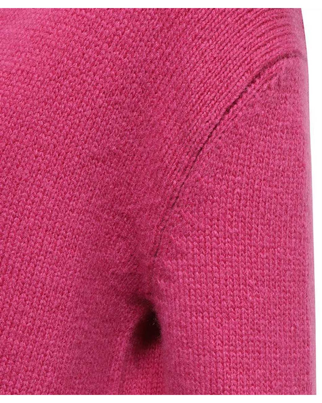 Tom Ford Pink Ribbed-Trim V-Neck Knitted Sweater