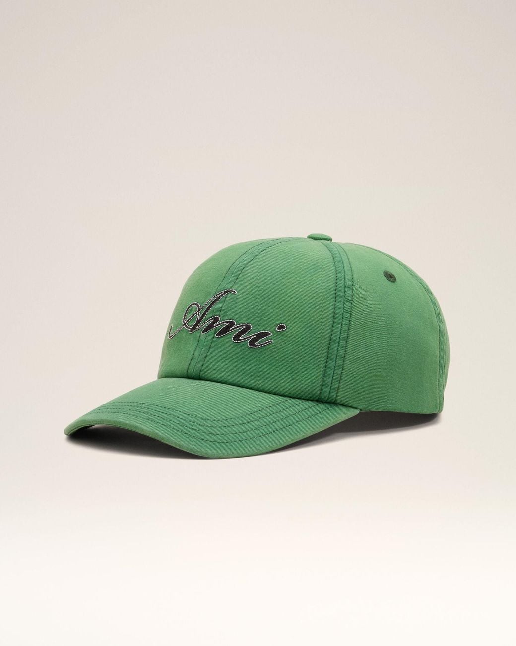 AMI Green Ami Emboirery Cap for men