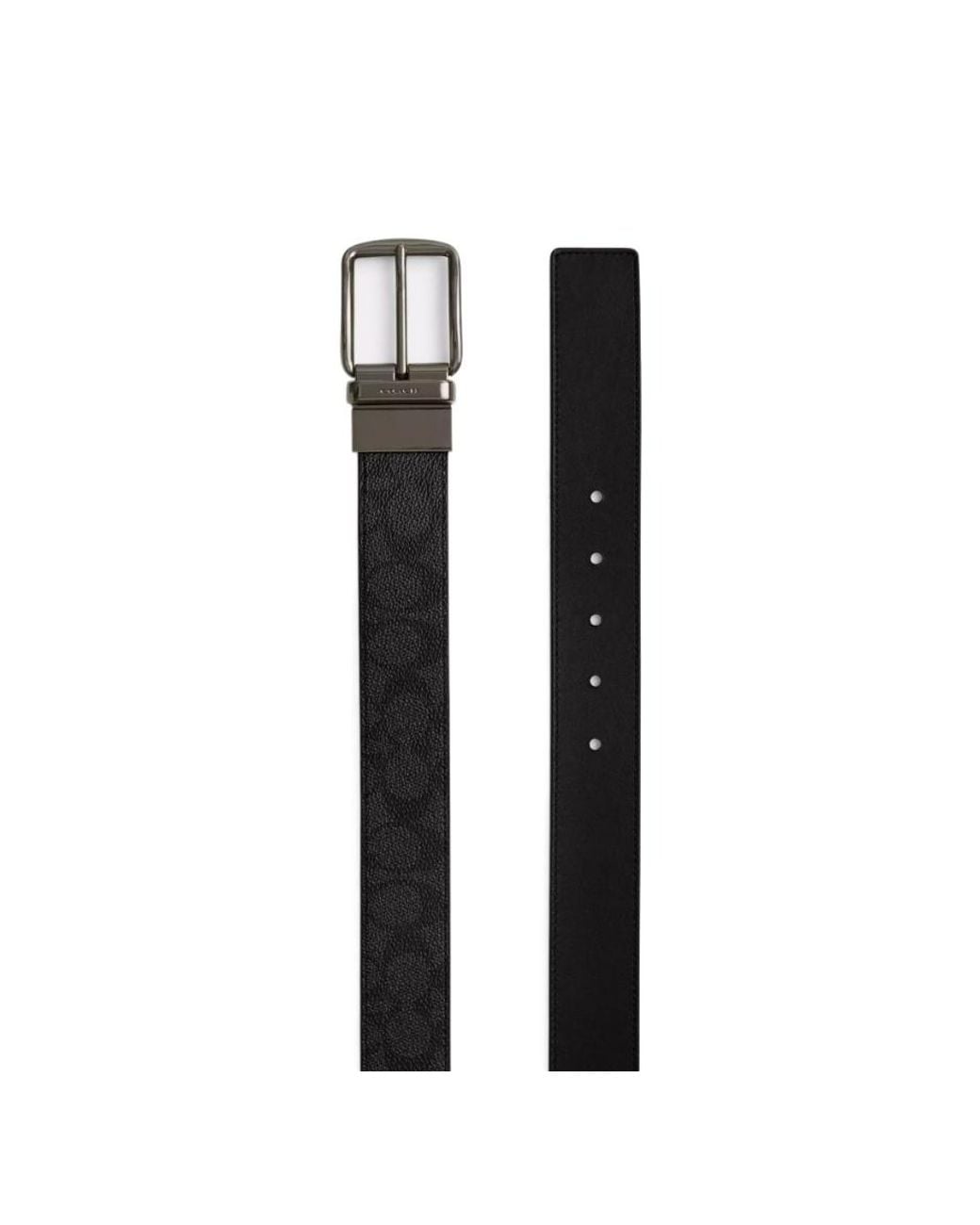 COACH Black Reversible Belt for men
