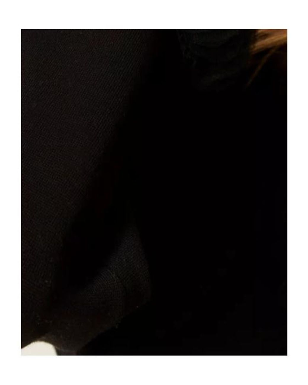 Twinset Black Organza-Cuff Knit Jacket