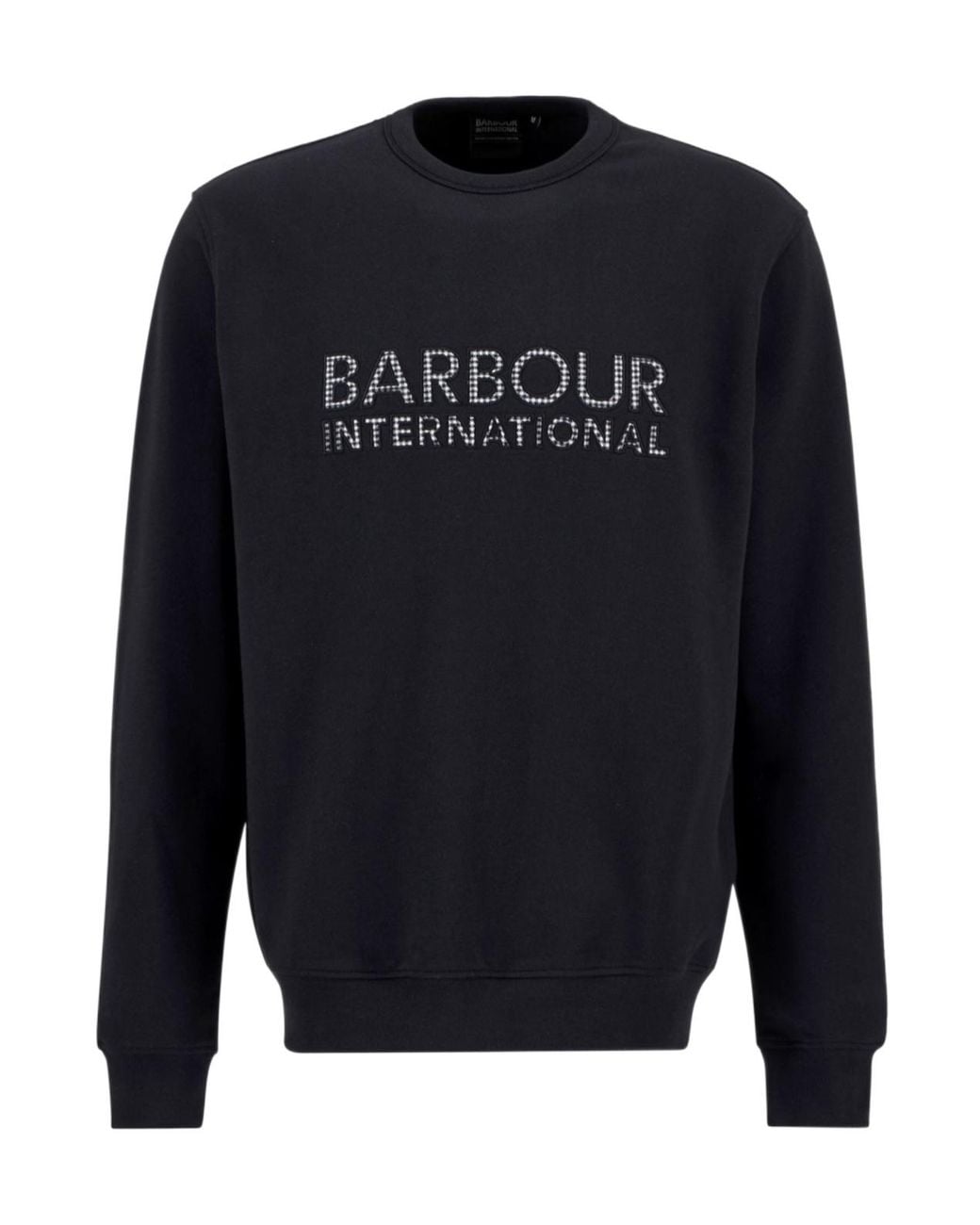 Barbour Blue Bertie Blackstreak Logo Sweater for men