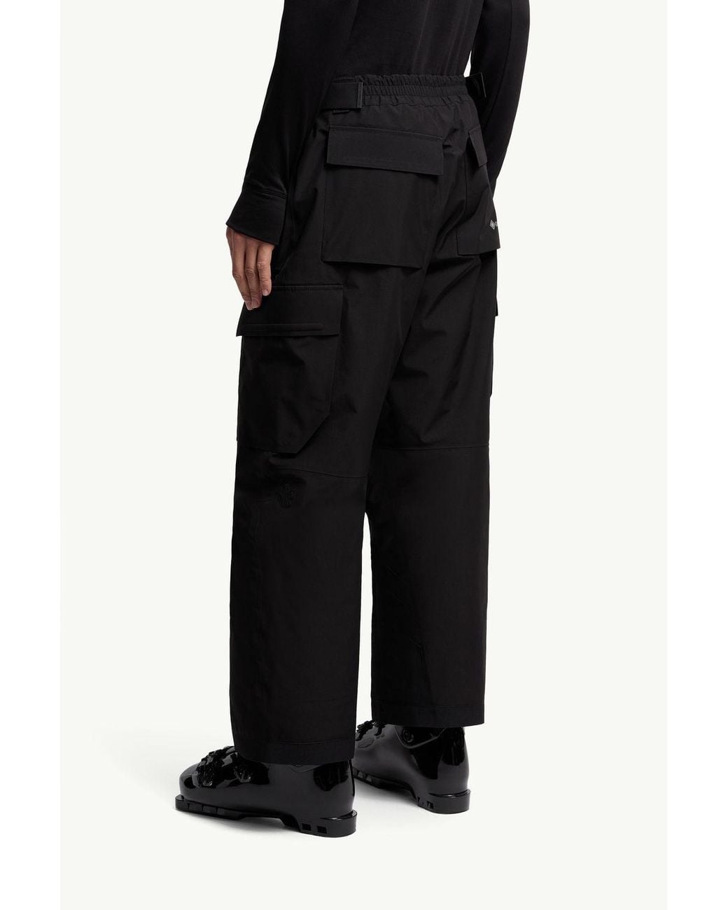 Moncler Black Grenoble Gore Tex Ski Trousers for men