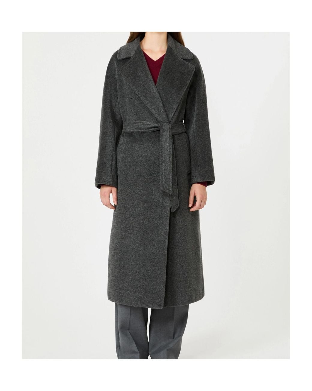 Weekend by Maxmara Black Wkdtempera Belted Coat