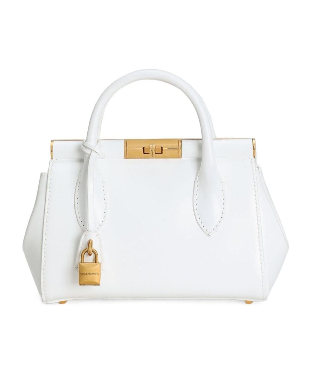 Dolce & Gabbana White Marlene Handbag