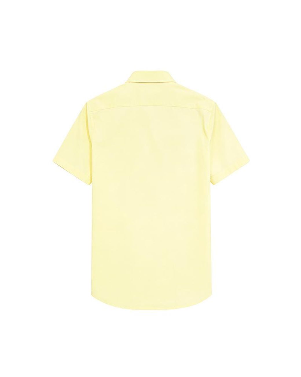 Burberry Yellow Short Sleeves Shirt for men