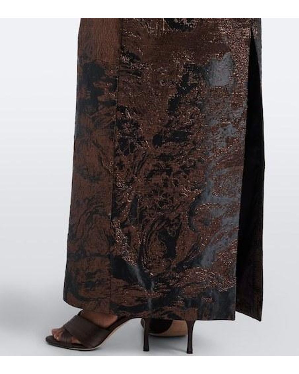 Jonathan Simkhai Brown Elegant Three-Dimensional Dress