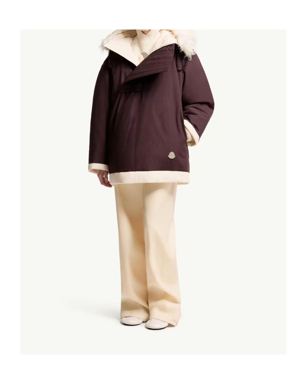 Moncler Purple Jil Sander Bowtiediene Short Down Jacket for men