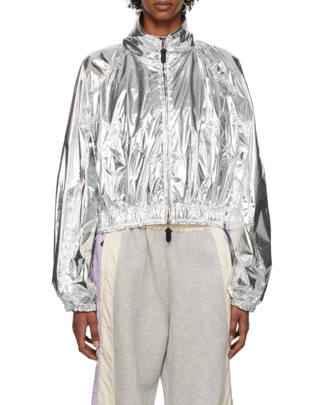 Moncler White Flatbush Windbreaker