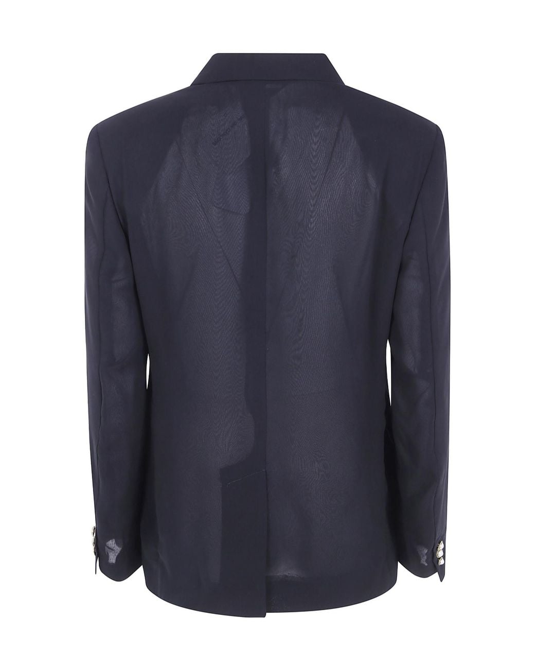 Comme des Garçons Blue Long-Sleeve Blazer