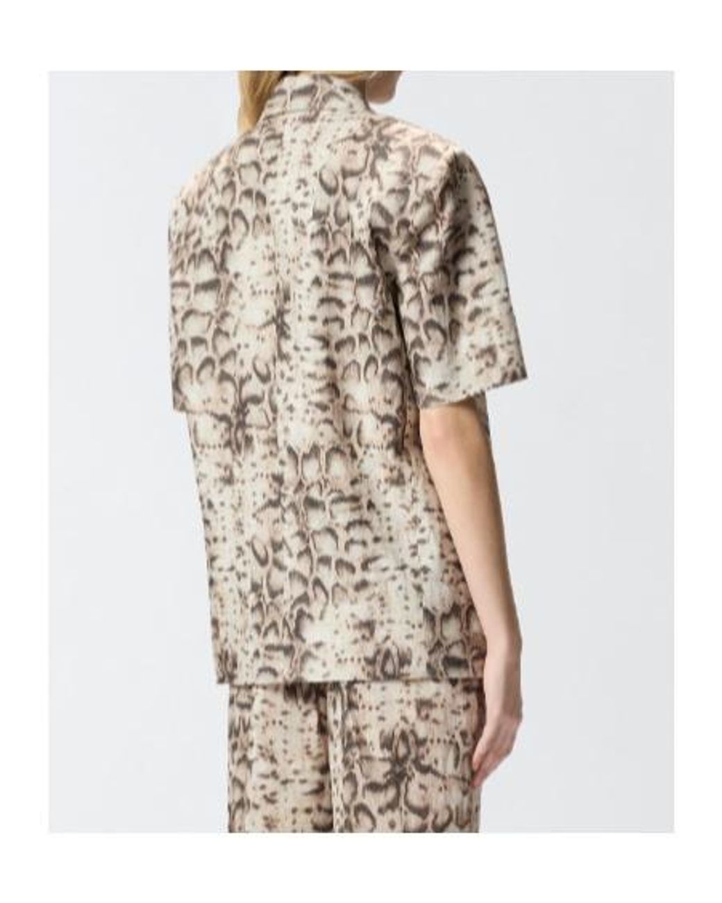 Pinko Multicolor Brindisi Short-Sleeve Blazer