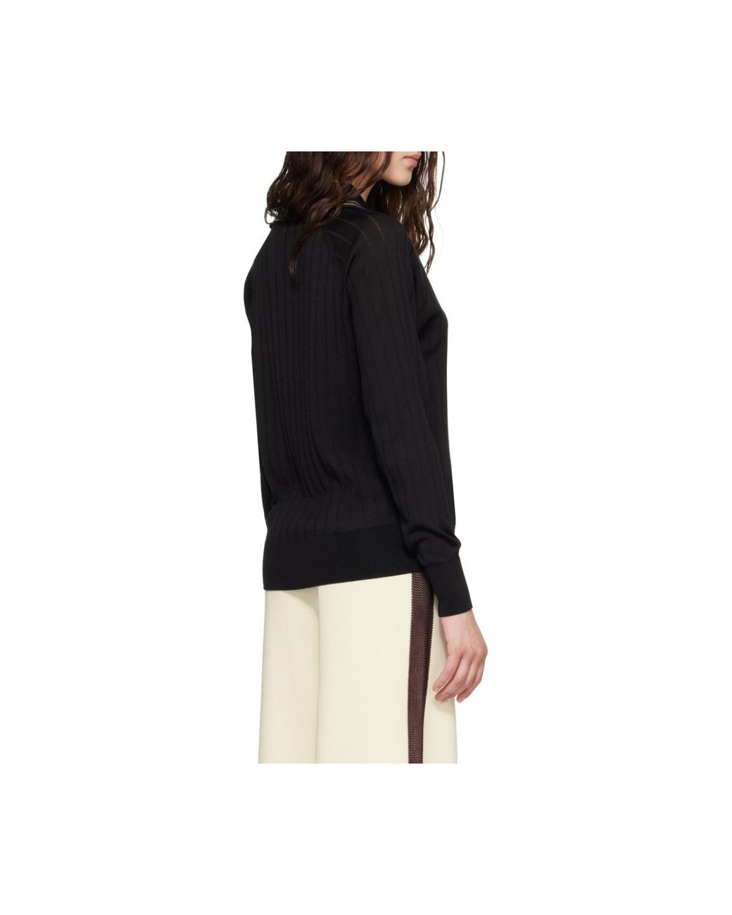 Wales Bonner Black Root Sweatshirt for men