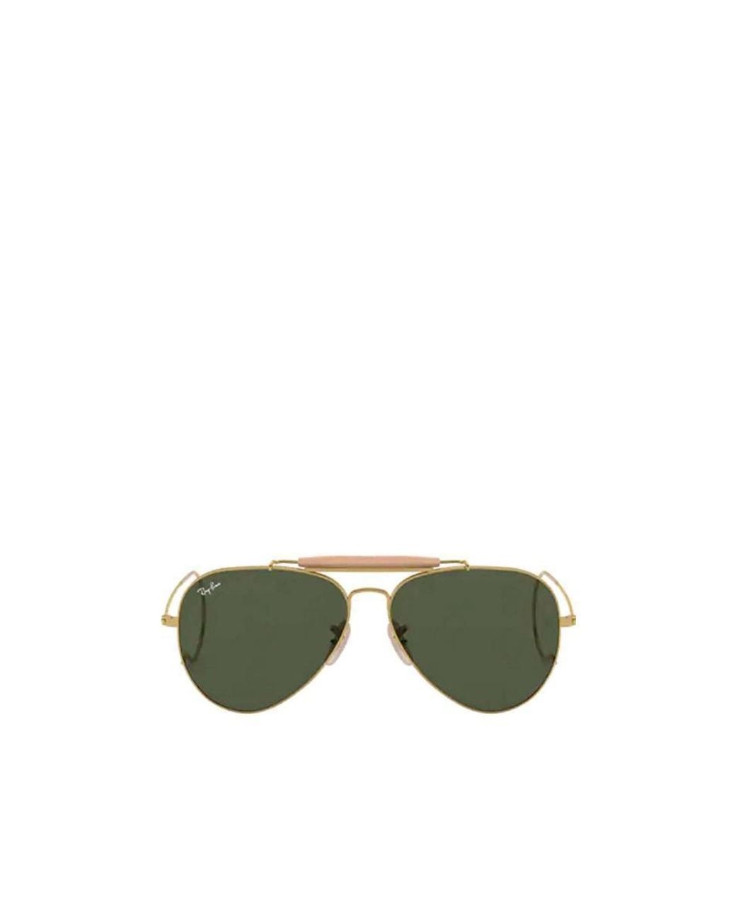 Ray-Ban Green Outdoorsman Aviator Frame Sunglasses for men