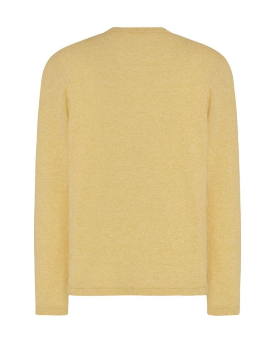 The Row Yellow Casas Top Goat Cashmere Sweater for men