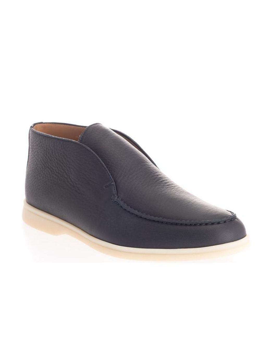 Loro Piana Blue Ankle Boots for men