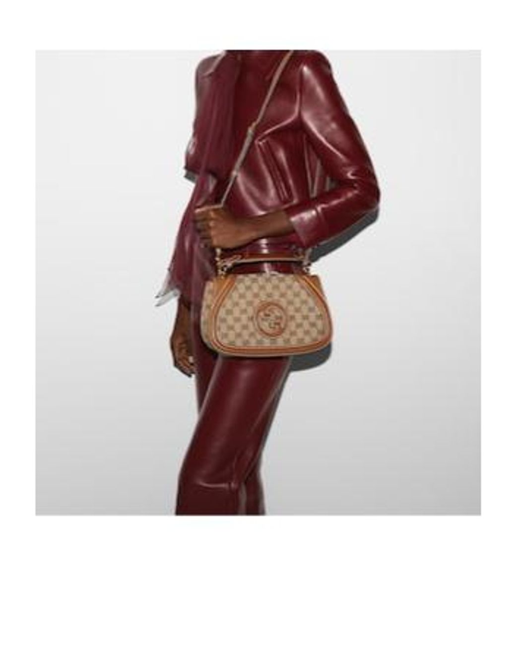 Gucci Brown Blondie Medium Top Handle Bag