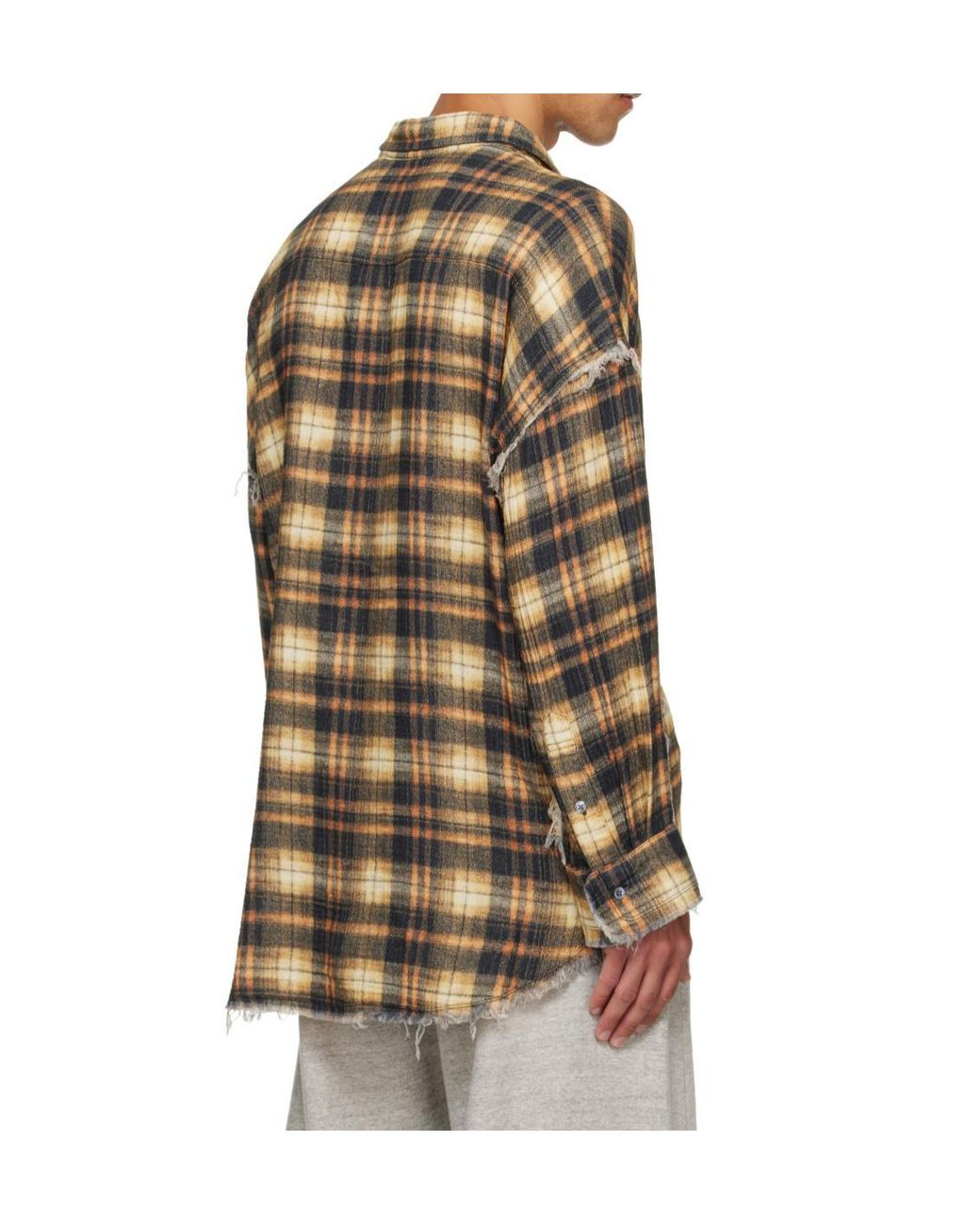 R13 Multicolor Plaid Shirt