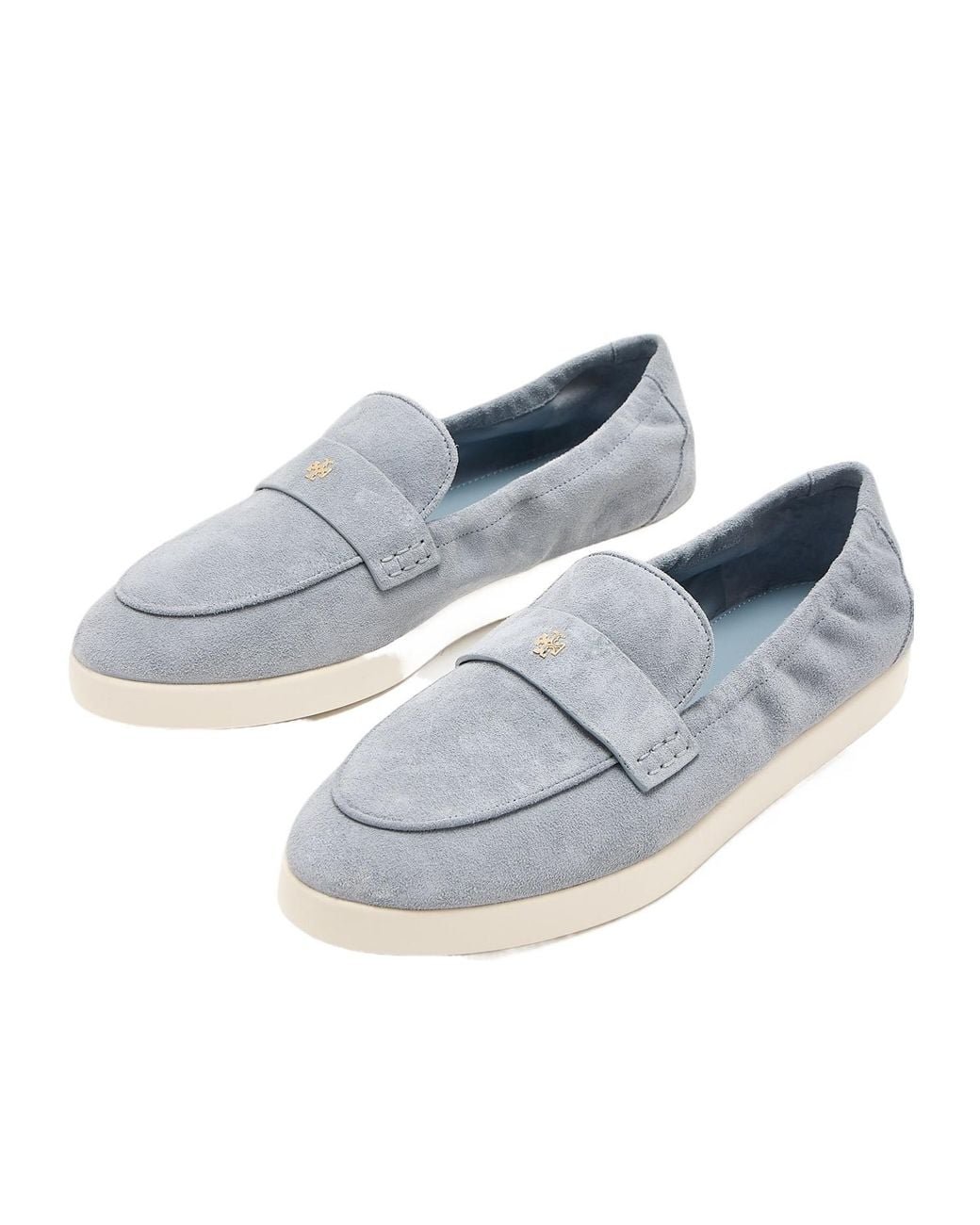 Tory Burch Gray Ballet Sport Loafers