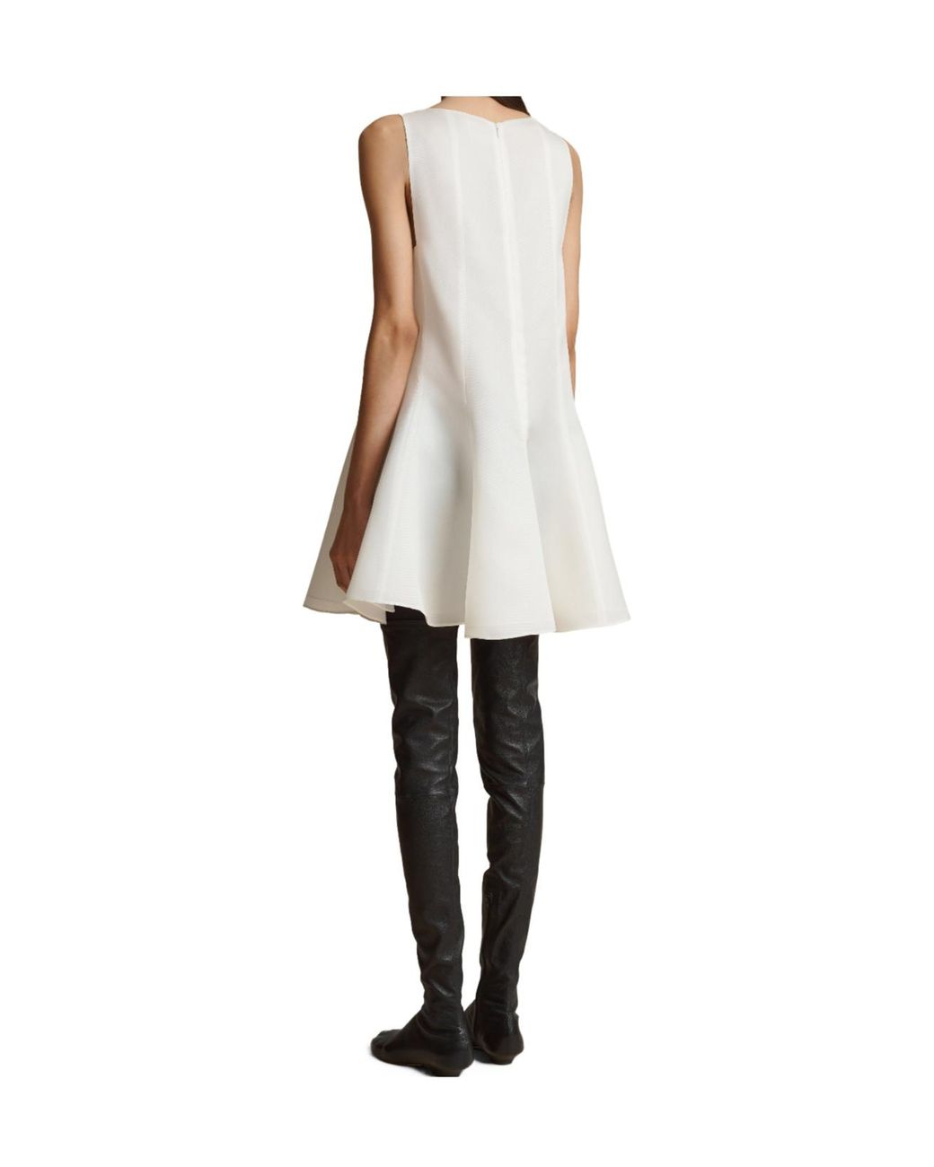 Khaite White Mags Minidress