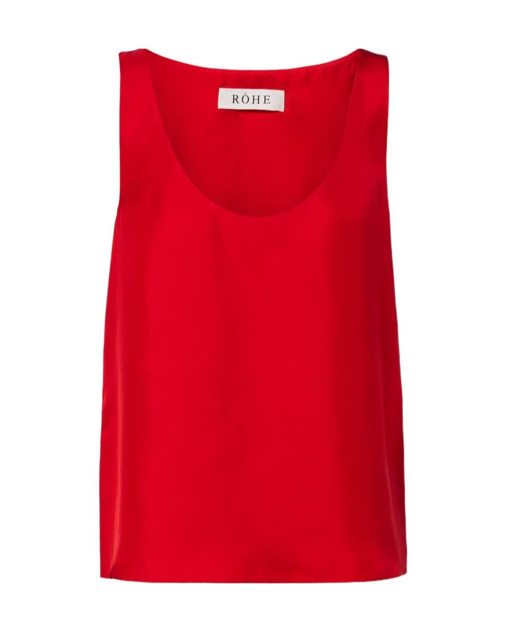 Rohe Red Silk Top