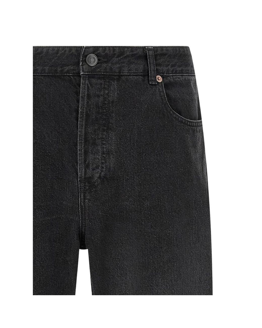 The Row Black Tarino Straight Leg Jeans for men