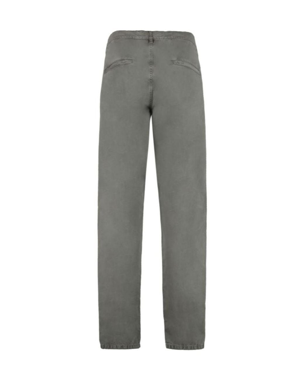 Aspesi Gray Belt Loop Casual Pants for men