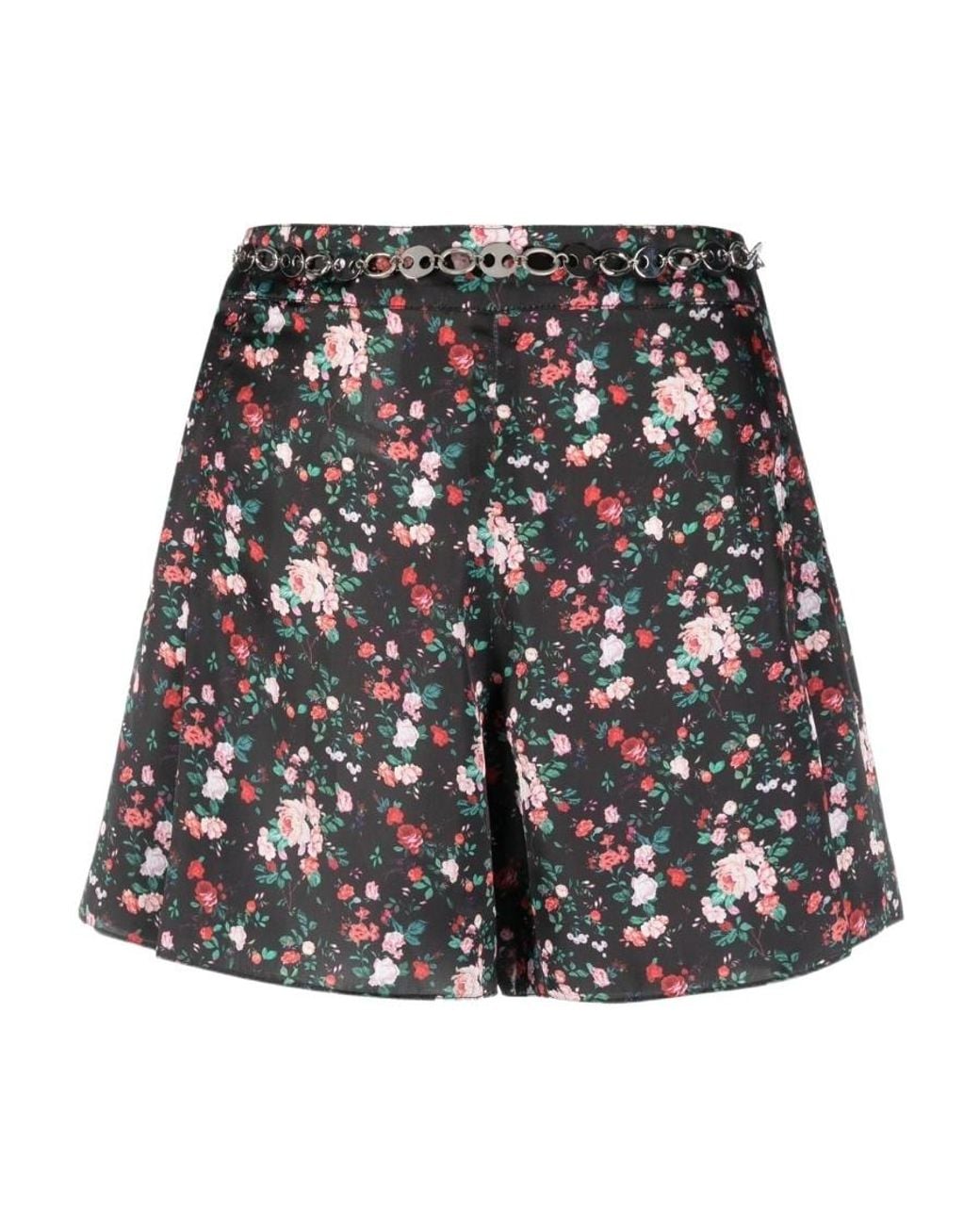 Rabanne Gray Printed Shorts