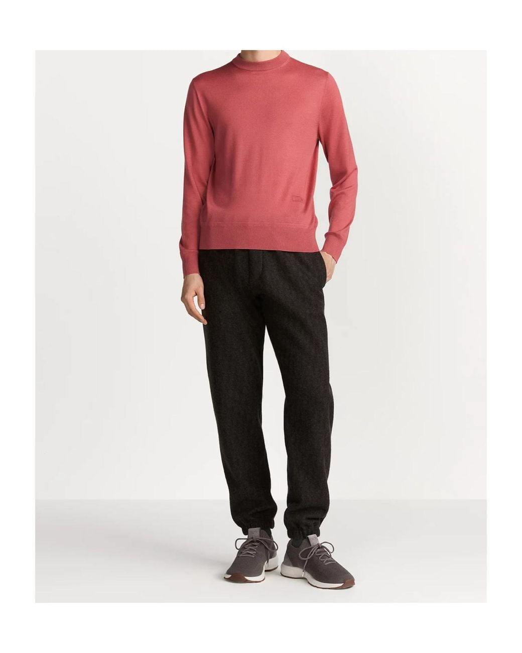 Dior Red Cd Icon Round Neck Sweater for men