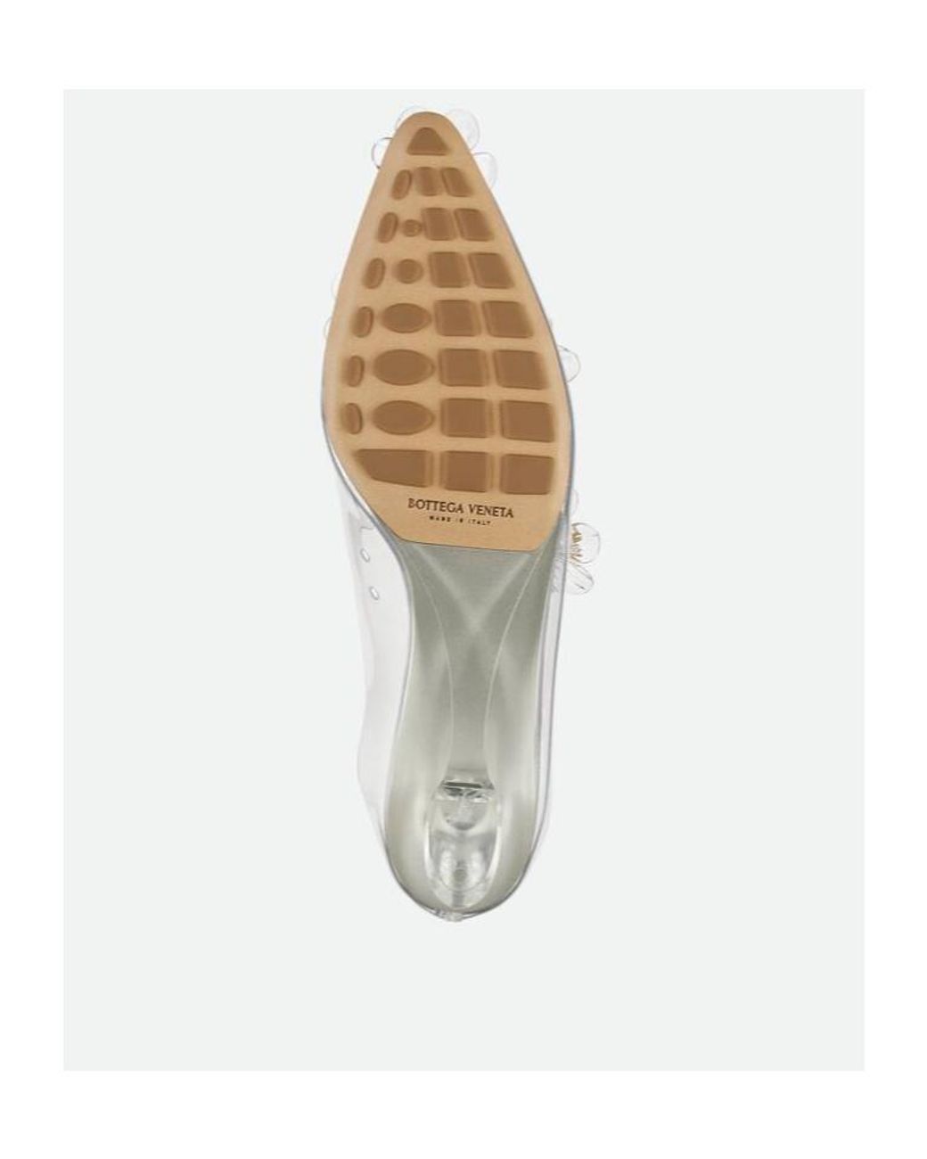 Bottega Veneta White Jet Mules