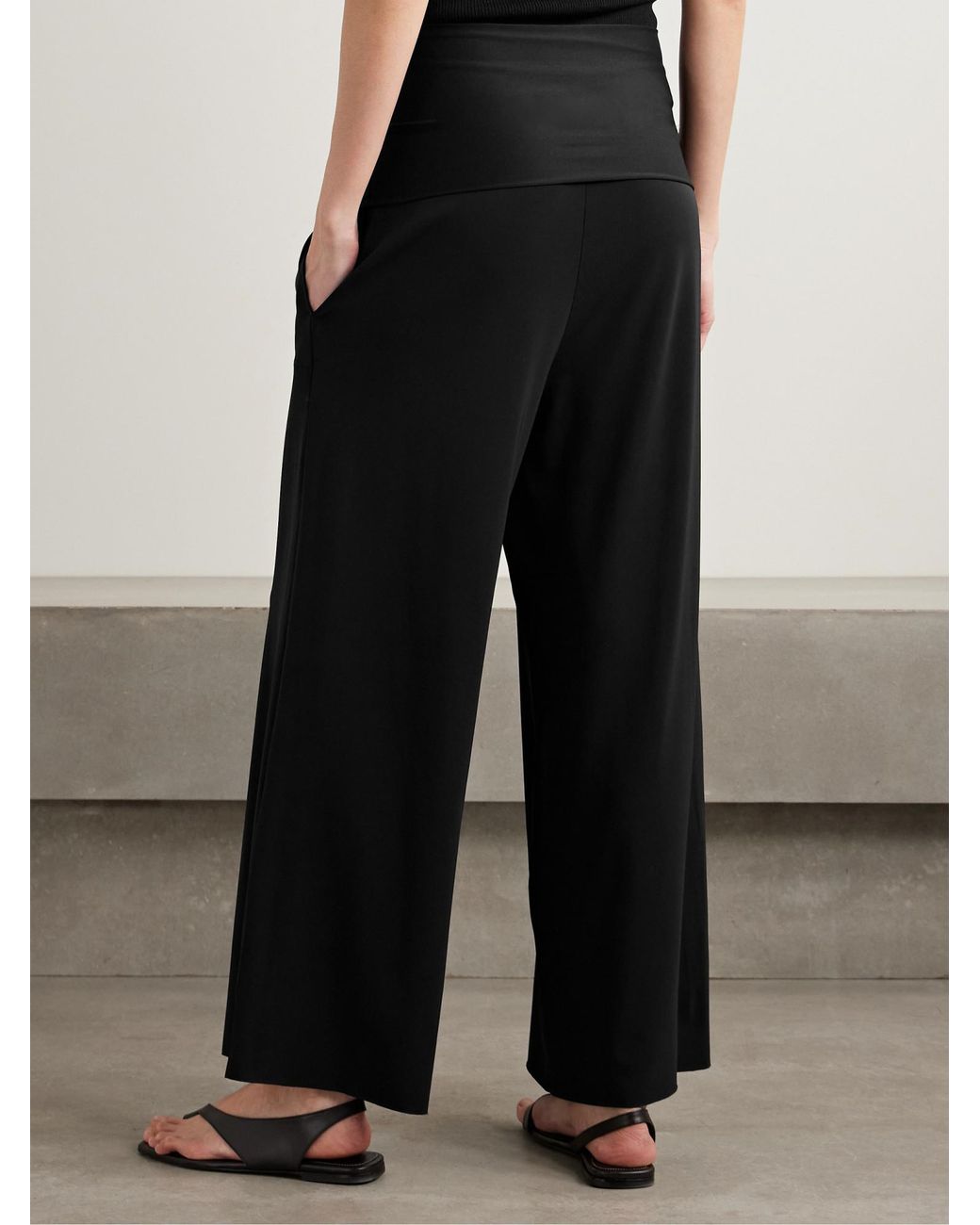 Eres Black Stretch-Jersey Jumpsuit