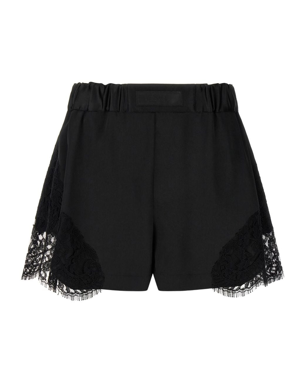 Versace Black Lace Insert Shorts