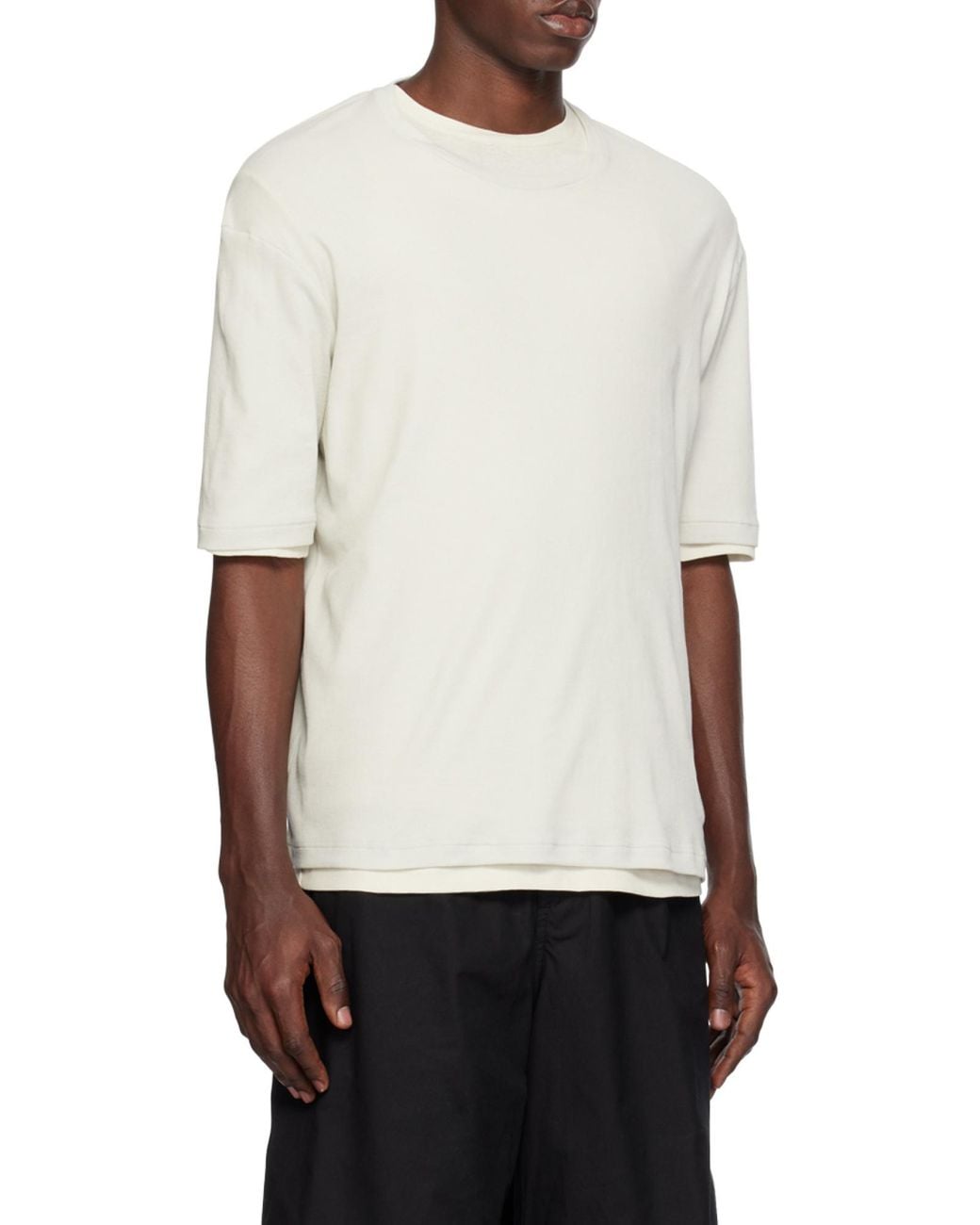 Jil Sander White 3 Pack Crewneck T-Shirt for men