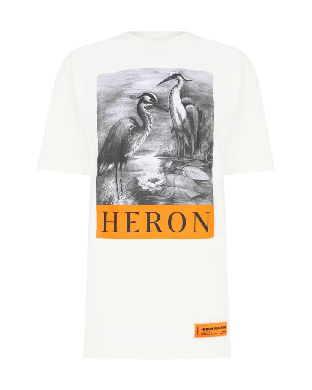 Heron Preston Gray Logo Short-Sleeved T-Shirt