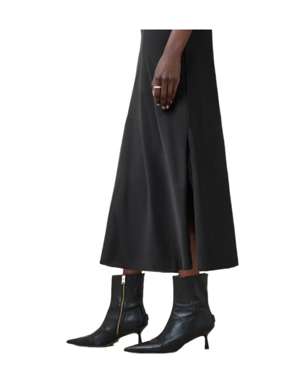 AllSaints Blue Hadley Slip Dress