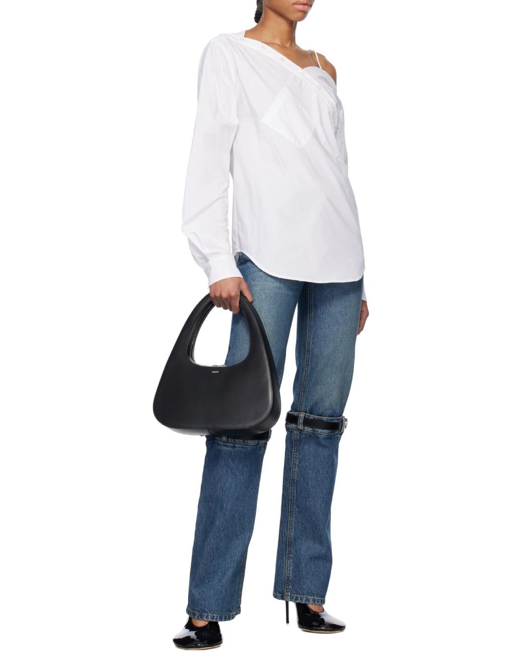 Coperni Black Logo Shoulder Bag