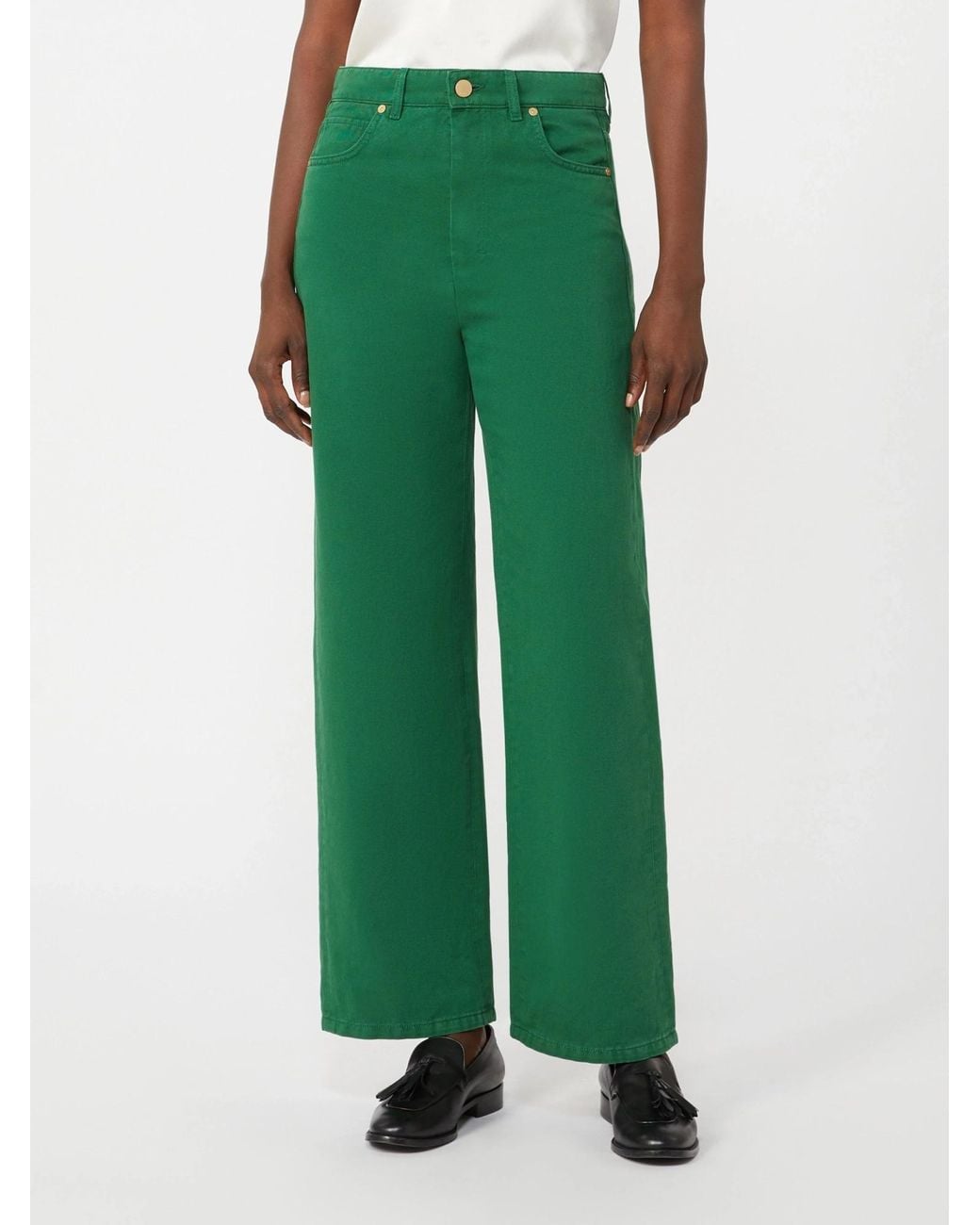 Max Mara Green 'S Onorata Straight Leg Pants