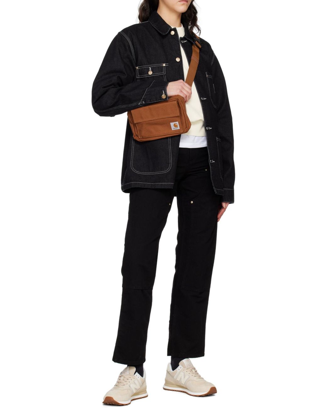 Carhartt Black Double Knee Pants for men