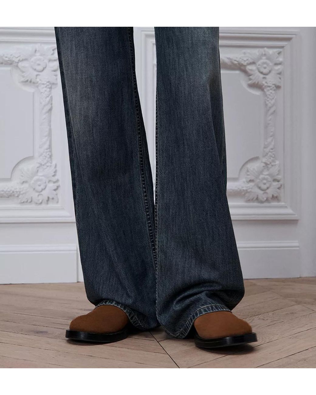 Dior Gray Flared Jeans