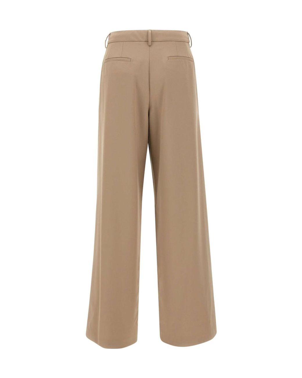 Fabiana Filippi Natural Spoleto Wide-Leg Pants