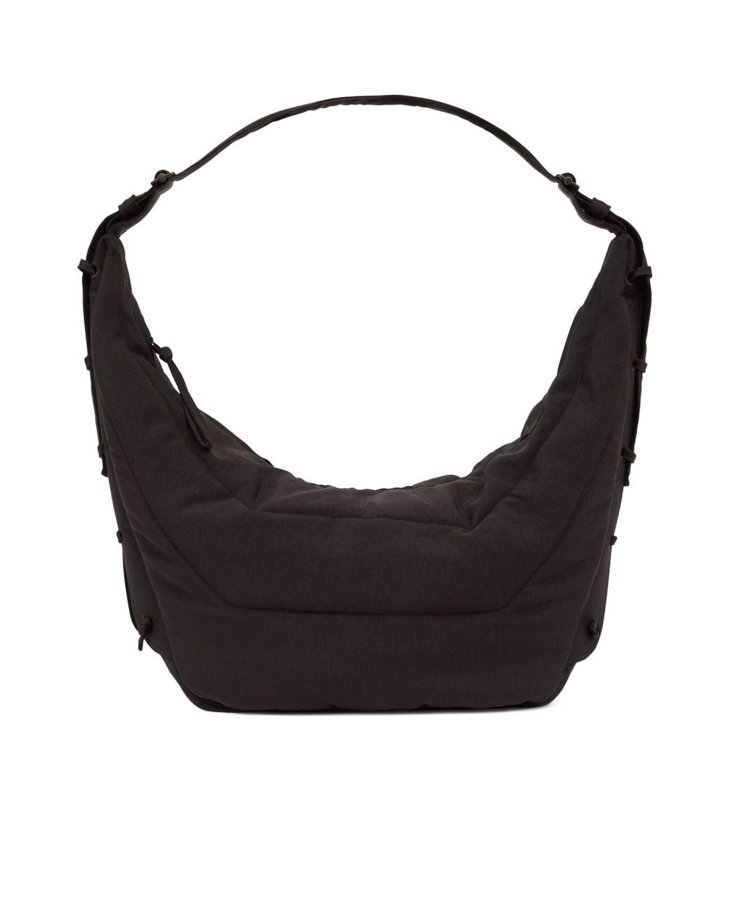Lemaire Black Game Large Zipped Shoulder Bag
