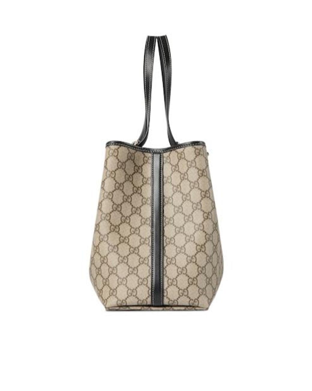Gucci Natural Gg Emblem Large Tote Bag