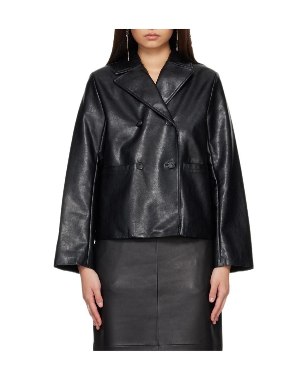 Rag & Bone Black Long-Sleeve Jacket