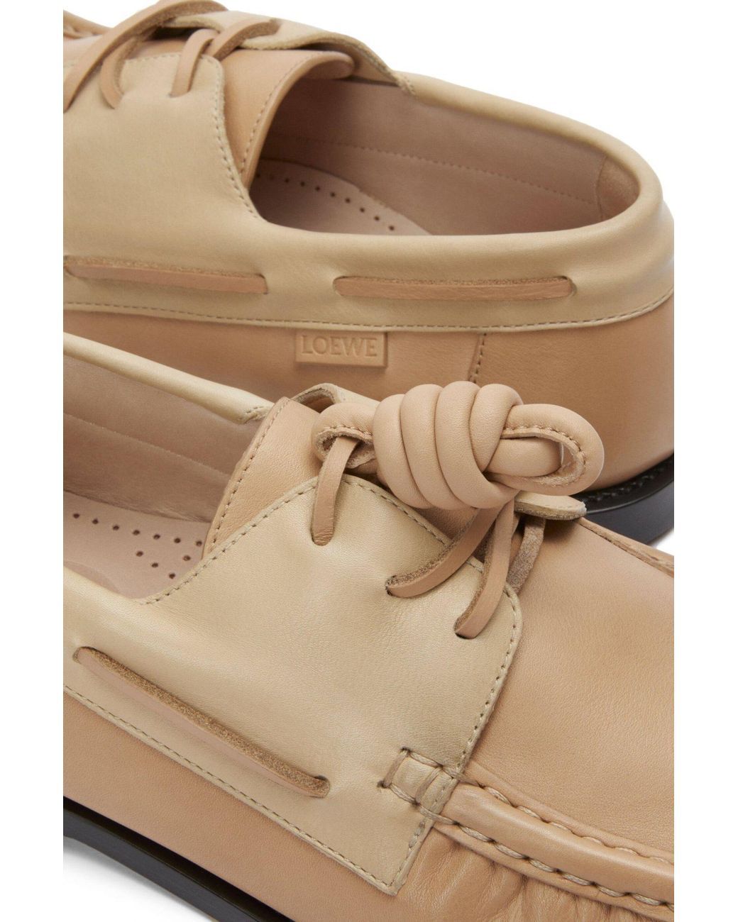 Loewe Natural Campo Boat Shoe for men
