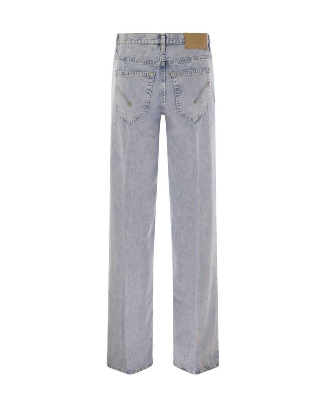 Dondup Gray Straight Leg Jeans