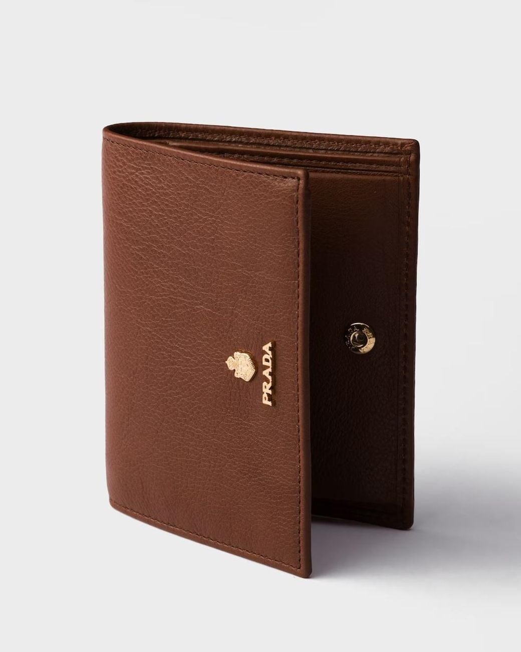 Prada Brown Small Leather Wallet