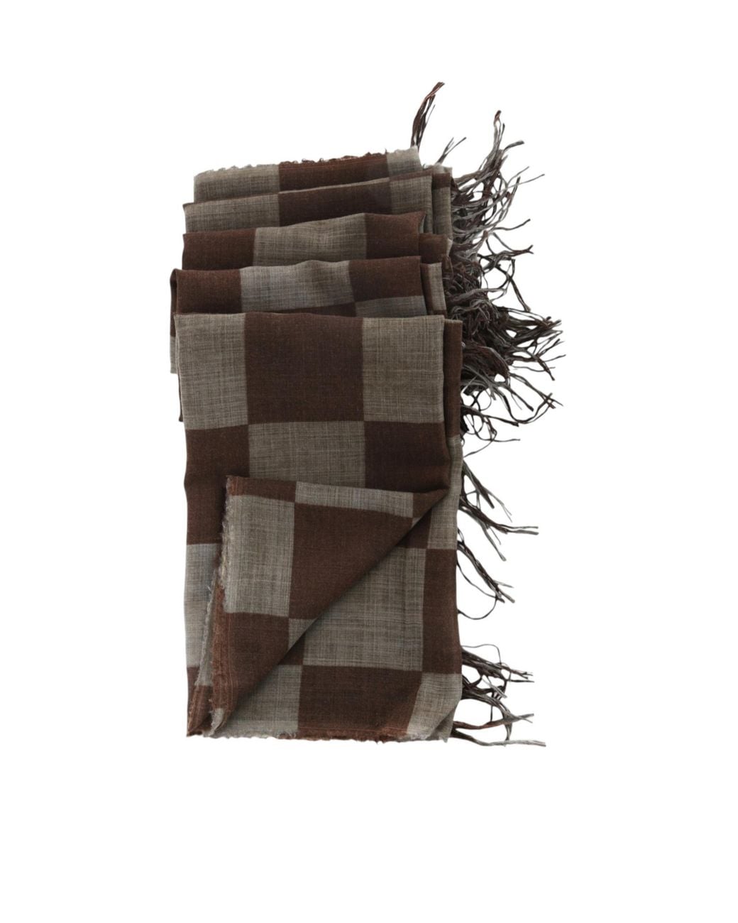 Uma Wang Multicolor Plaid Scarf