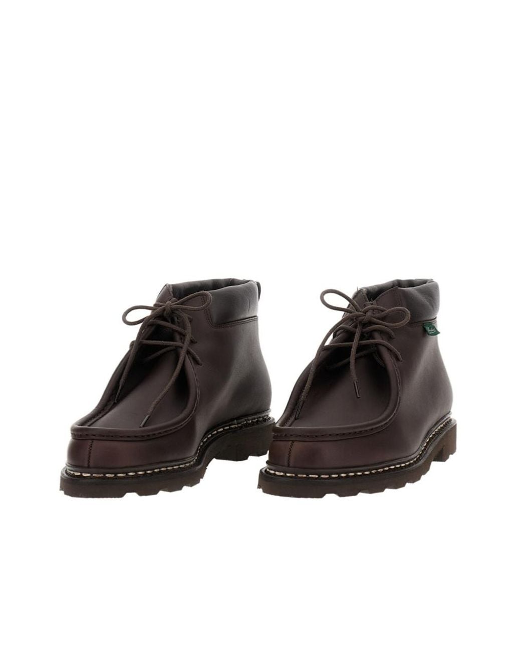 Paraboot Brown Lace-Up Ankle Boots for men