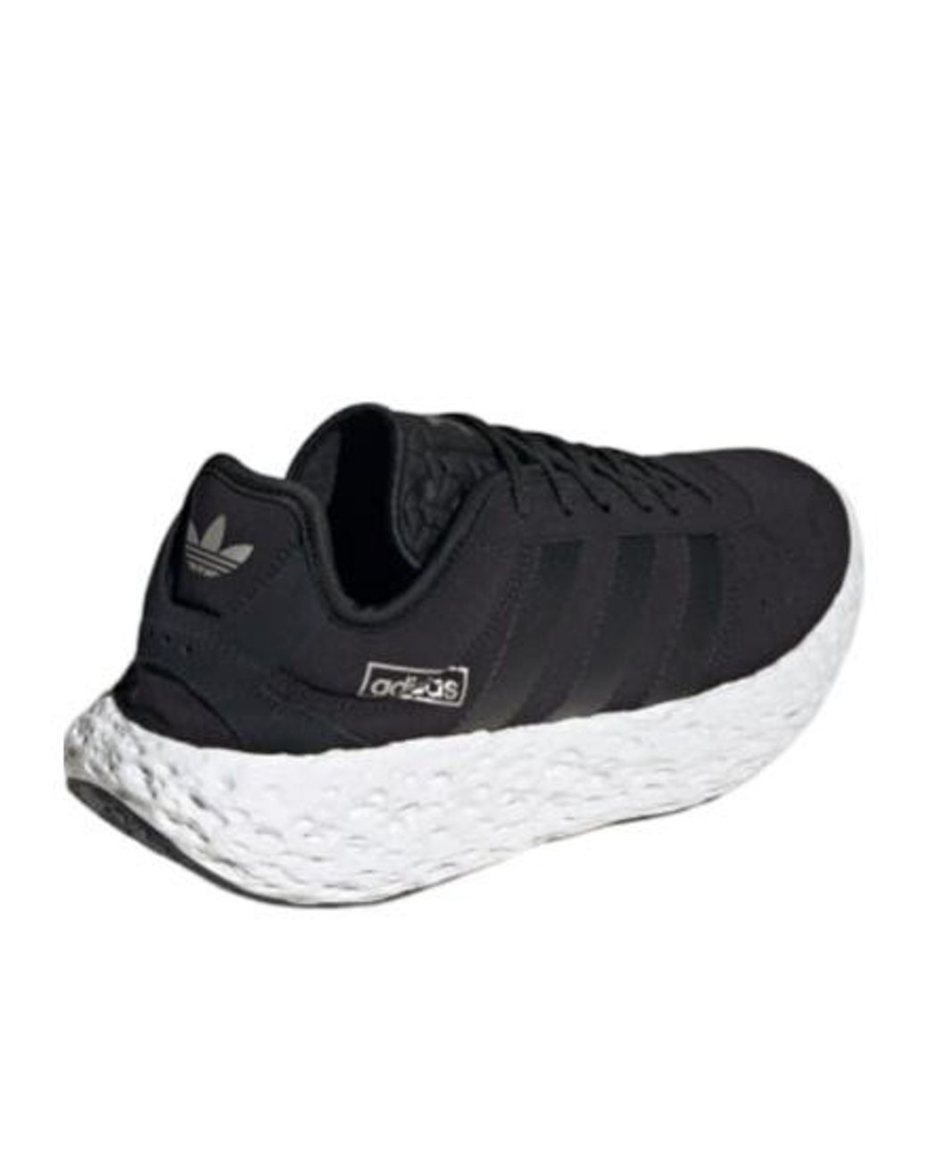 Adidas Black Zponge 3-Stripe Sneakers for men